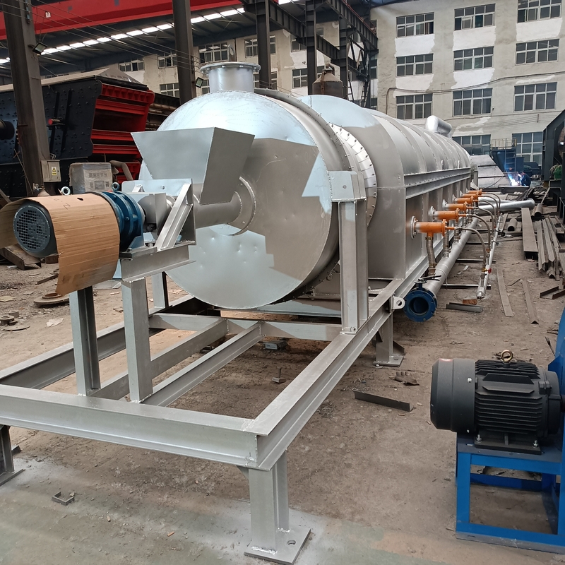 10 - 100t/H এবং AC380V শক্তি সহ বৈদ্যুতিক হিটিং রোটারি ড্রাম ভাটা অনুভূমিক / উল্লম্ব