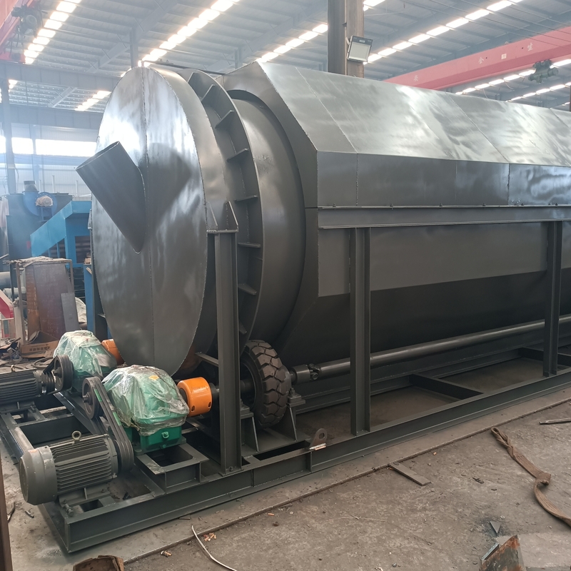 10-300t/H ঘূর্ণনশীল স্ক্রিন কার্বন ইস্পাত উচ্চ স্রাব জন্য পৃথকীকরণ Of রুক্ষ কণা