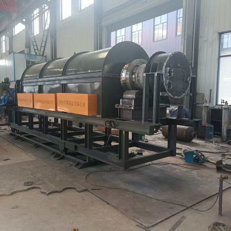 উচ্চ তাপমাত্রার (১০৫০°C) তাপীয় প্রক্রিয়াকরণের জন্য কাস্টমাইজযোগ্য ক্ষমতা সহ পরোক্ষ বৈদ্যুতিক গরম করার ঘূর্ণায়মান চুল্লি