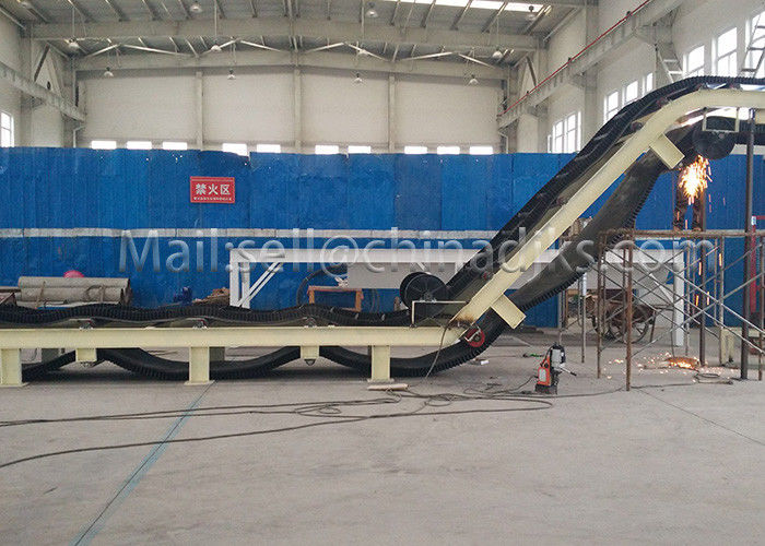 OEM শিল্প প্রবণ বেল্ট পরিবাহক সাদা রঙ Q235 গঠন