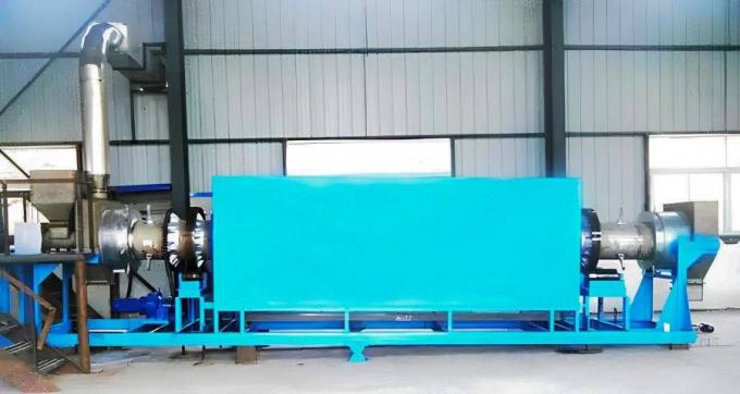 ক্রমাগত কাজ করা ইলেকট্রিক গরম করার পাইরোলাইসিস ফার্নেস প্ল্যান্ট 30kg/h 1